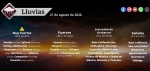 Foto: Cortesía Mapa del pronóstico del clima en México con lluvias y altas temperaturas