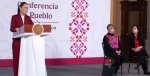 Foto: Cortesía Claudia Sheinbaum durante una conferencia sobre derechos de las audiencias.