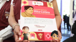 Foto: Cortesía Tarjeta de la Beca Rita Cetina y calendario de pagos de agosto.