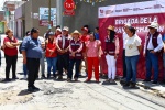 Comunicado oficial Con las Brigadas de la Transformación, Tonantzin Fernández fortalece el desarrollo de San Pedro Cholula