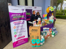 Foto: Cortesía Centro de acopio del DIF Tlaxcala para apoyar a Venezuela.