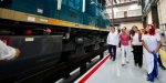 Foto: Cortesía Claudia Sheinbaum supervisa obras del Tren Maya de carga en Puerto Morelos.