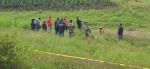 Foto: Cortesía Autoridades realizan diligencias en la presa de Tenango tras el hallazgo de un cuerpo.