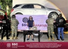Foto: Cortesía Patrulla de la SSC durante un operativo en Tlaxcala.