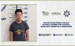 Comunicado oficial Policía de San Pedro Cholula detiene a hombre por acosar a mujer en el Barrio de La Magdalena