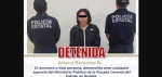 Foto: Cortesía Detención de mujer por narcomenudeo en Puebla