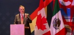 Foto: Cortesía Marcelo Ebrard durante una reunión comercial en Canadá