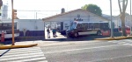 Foto: Cortesía Patrullas y policías afuera de instalaciones de la SSC en Puebla