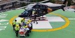 Foto: Cortesía Traslado aéreo de un paciente de Cuetzalan a Puebla.