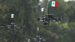 Foto: Cortesía Drones militares durante el Desfile del 16 de septiembre en México.