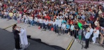 Foto: Cortesía Claudia Sheinbaum durante evento en Guanajuato