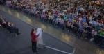 Foto: Cortesía Claudia Sheinbaum durante su visita a Puebla.