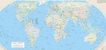 Foto: Cortesía Mapa mundial con continentes